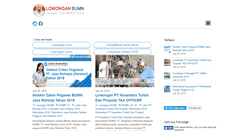Desktop Screenshot of lowongan-bumn.com